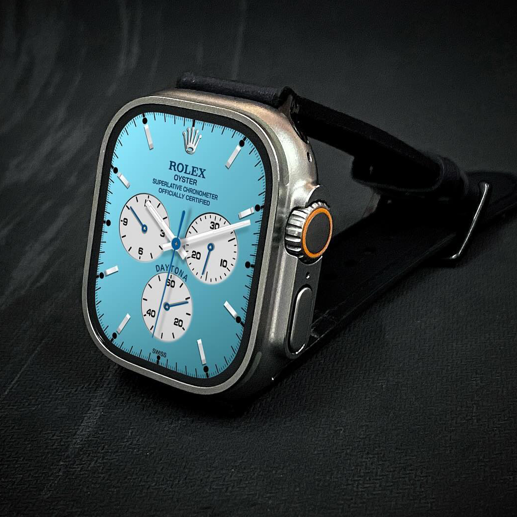 Rolex Oyster Tiffany Blue Custom Face For Apple Watch